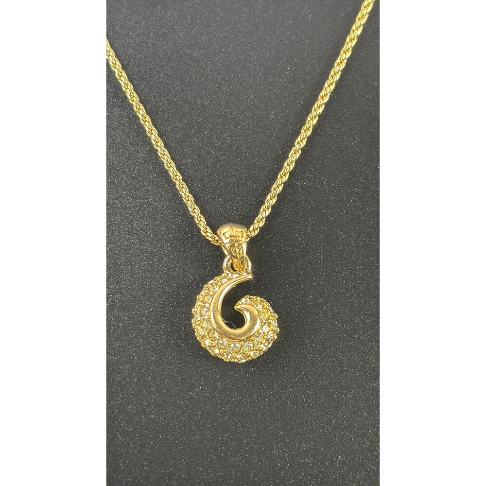 Givenchy Vintage Crystal Pendant‎ Necklace - Picture 2 of 6